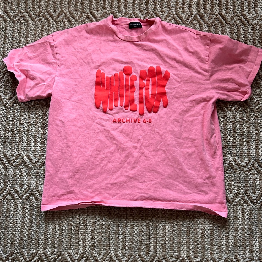 White Fox Archive 6-0 oversized t-shirt size small